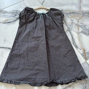 Bonpoint Gray Ruffle Sleeve Dress